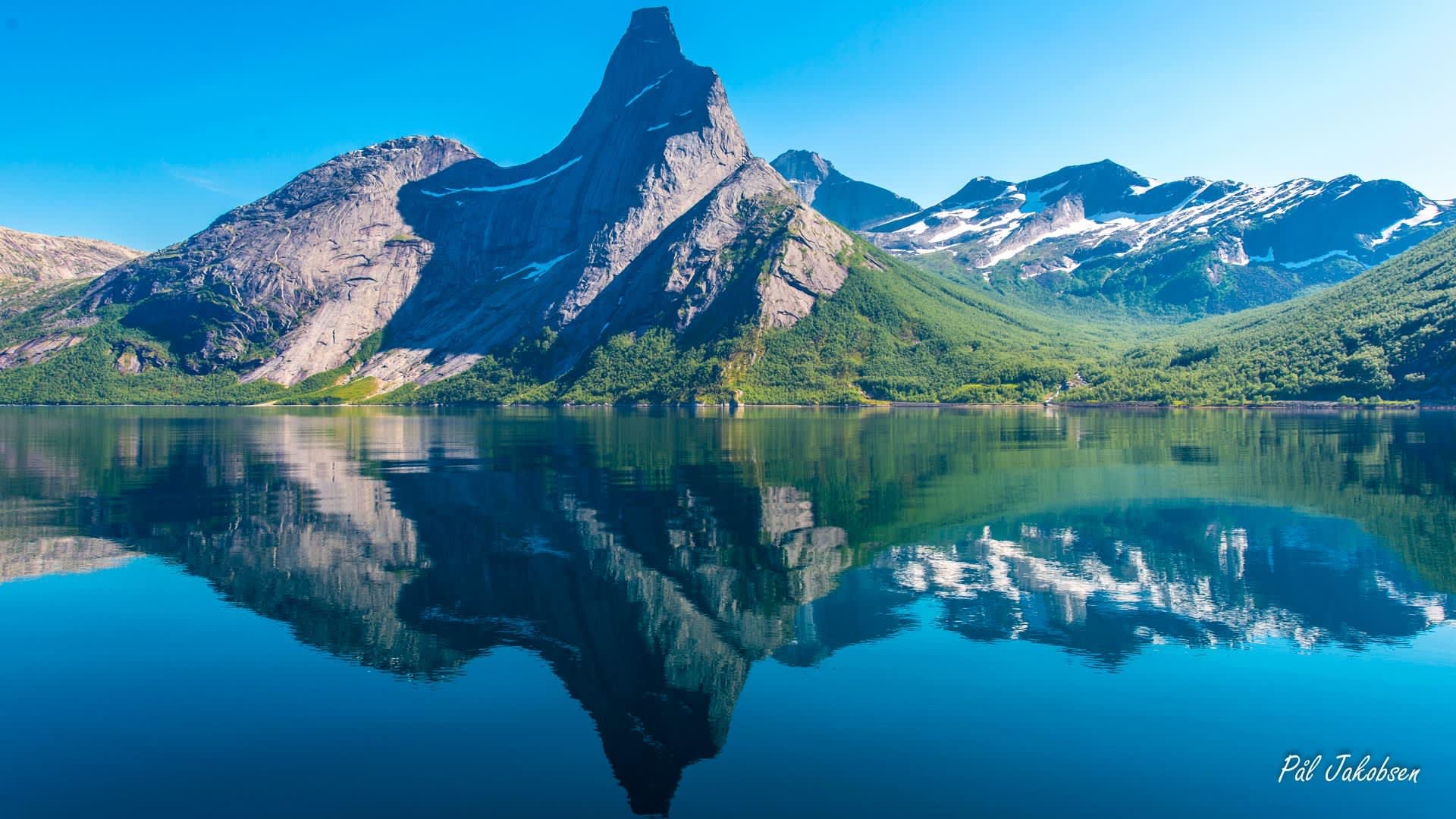 A panoramic view of the Stetind mountain, borrowed from visitnorway.com